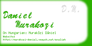 daniel murakozi business card