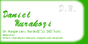 daniel murakozi business card